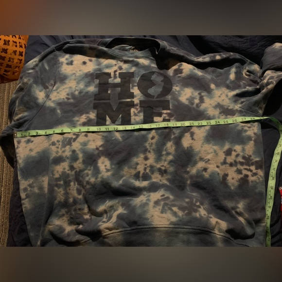 Blue and White 2X Oversized Graphic crewneck sweatshirt NJ New Jersey is home - Picture 4 of 6